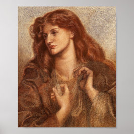 Poster Alexa Wilding (Jovem Elegante Com Cabelo Vermelho)