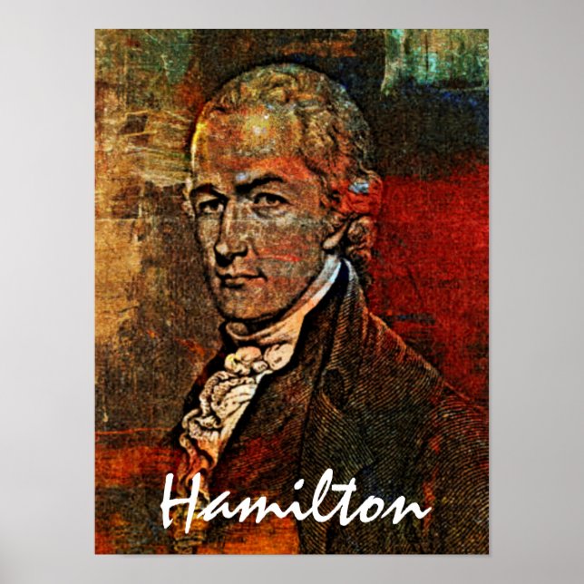 Pôster Alexander Hamilton (Frente)