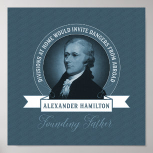 Poster Alexander Hamilton Política e Política Externa