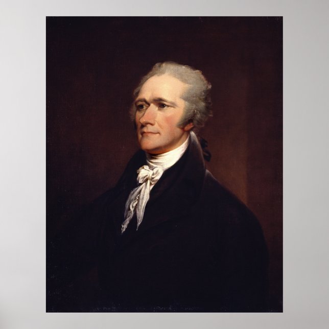 Poster Alexander Hamilton por John Trumbull (Frente)