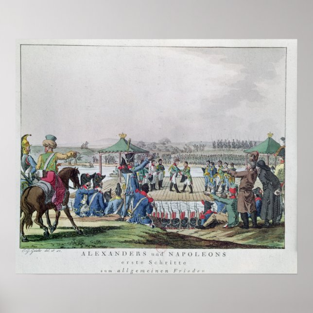 Pôster Alexander I e Napoleão (Frente)