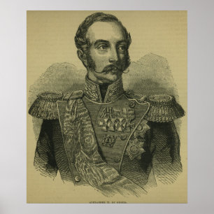 Poster Alexander II de Rússia