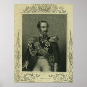 Pôster Alexander II de Rússia