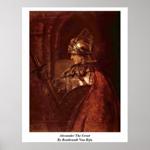 Pôster Alexander o excelente por Rembrandt Van Rijn
