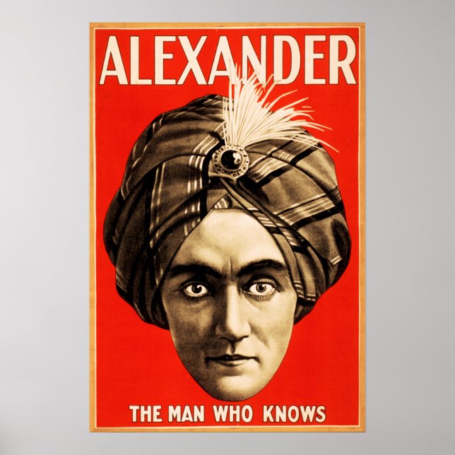 Poster ALEXANDER O Homem Que Conhece O Mágico Show Da Ilu (Frente)