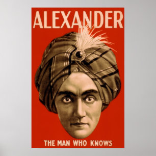 Pôster Alexander "o homem que sabe" (o poster)