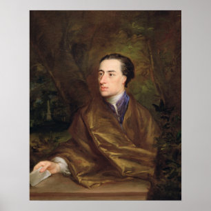 Pôster Alexander Pope (1688-1744) 1738 (óleo em canvas)