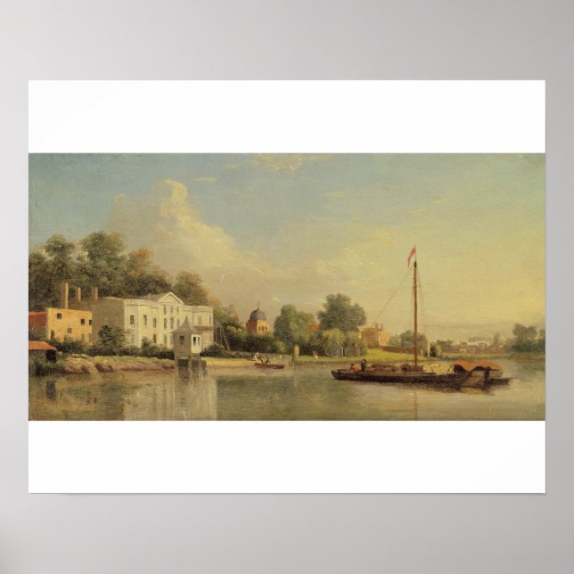 Poster Alexander Pope's (1688-1744) Villa, Twickenham, c. (Frente)