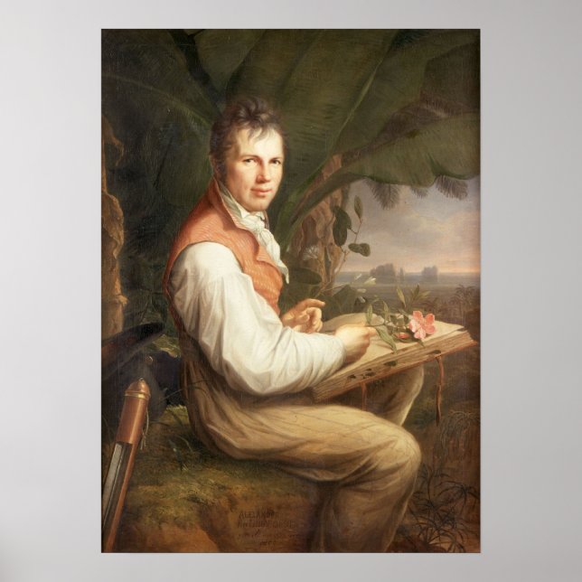Poster Alexander von Humboldt (Frente)