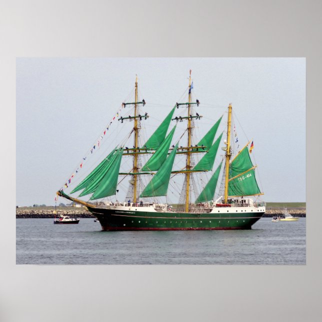 Poster Alexander von Humboldt II - Alemanha (Frente)