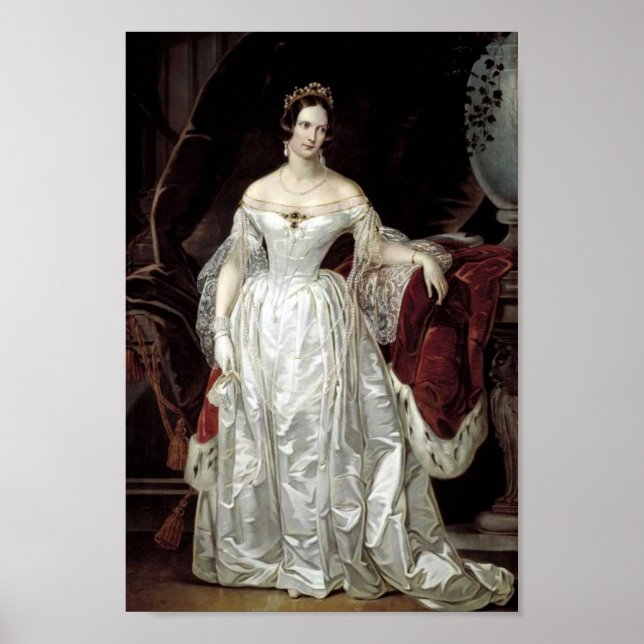 Poster Alexandra Feodorovna (Charlotte da Prússia) (Frente)