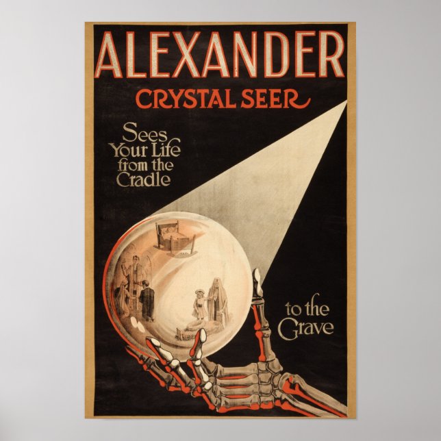 Poster Alexandre, Crystal "Cradle to the Grave" Magia (Frente)