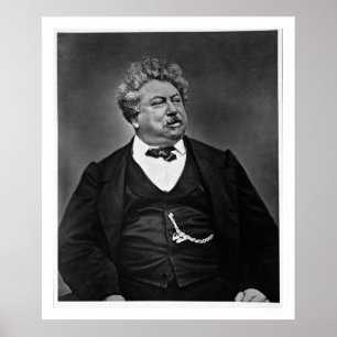Pôster Alexandre Dumas pai (1802-70), de 'Galerie Cont