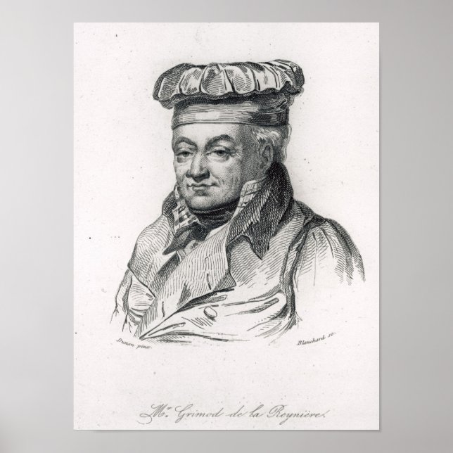 Pôster Alexandre Grimod de la Reyniere (Frente)