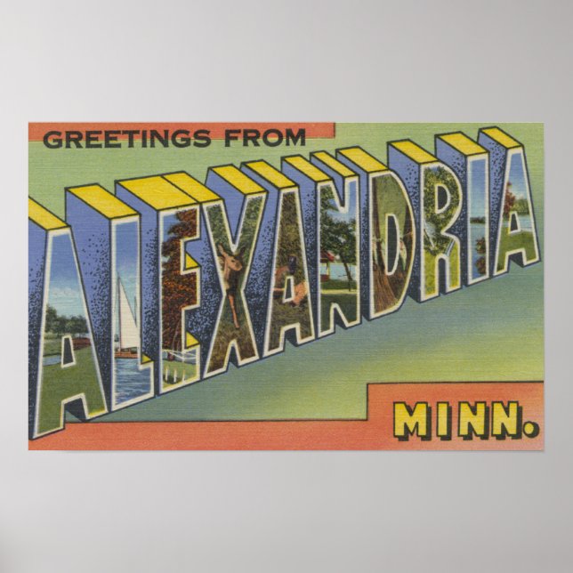 Pôster Alexandria, Minnesota - Cenas Largas (Frente)