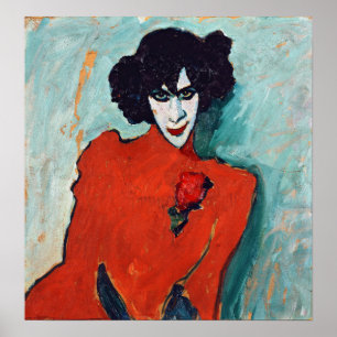 Pôster Alexej Jawlensky Portrait of the Dancer Aleksandr