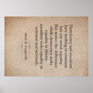 Pôster Alexis de Tocqueville Cote