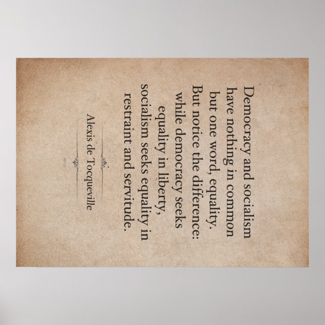 Pôster Alexis de Tocqueville Cote (Frente)