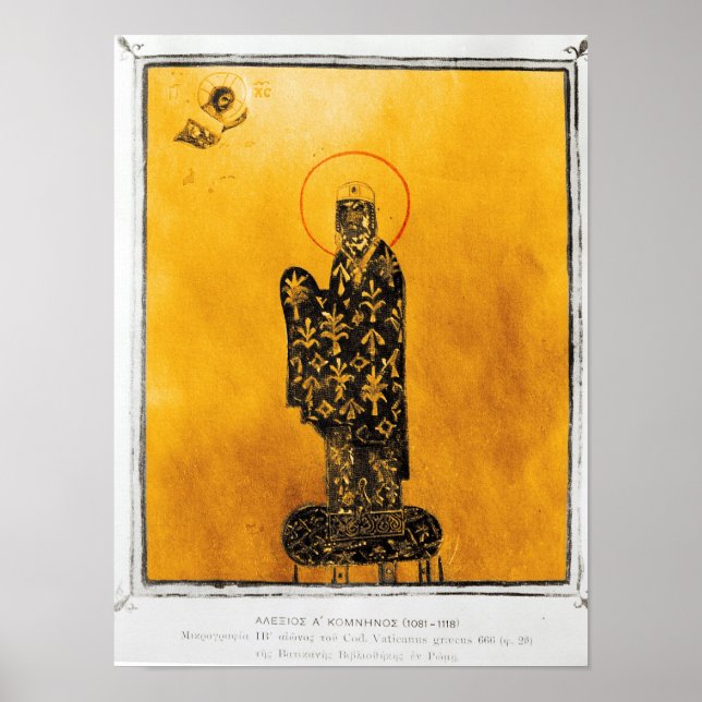 Poster Alexius I Comnenus, Imperador Bizantino 2 (Frente)
