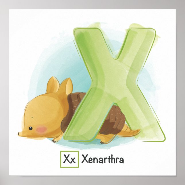 Poster Alfabeto Animal Cugado (Frente)