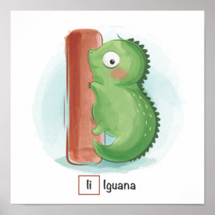 Poster Alfabeto Animal Cugado