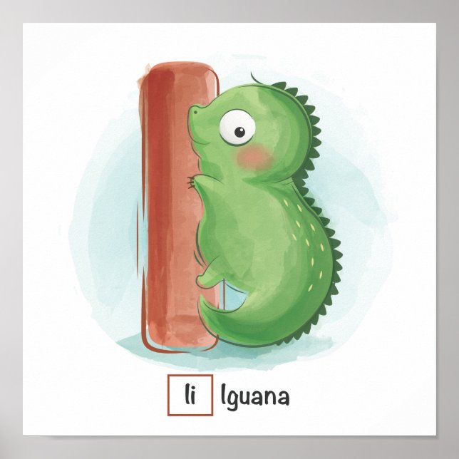 Poster Alfabeto Animal Cugado (Frente)