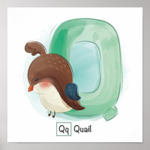 Poster Alfabeto Animal Cugado