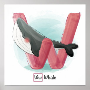 Poster Alfabeto Animal Cugado