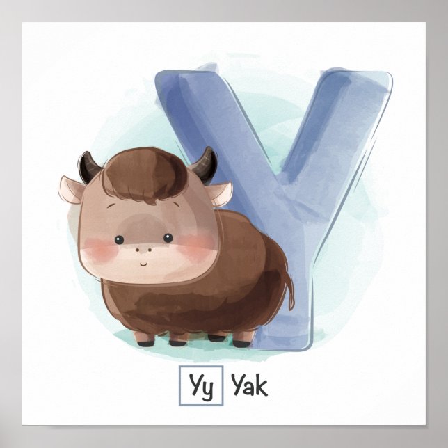 Poster Alfabeto Animal Cugado (Frente)