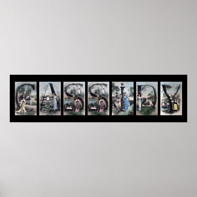 Poster Alfabeto CASSIDY - Arte (Frente)