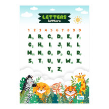 Alfabeto com Animais Fofos