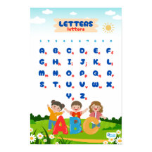 Alfabeto e Números Educacionais