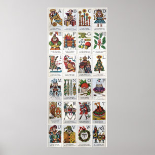 Poster Alfabeto Natal