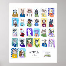 Alfapetes de A a Z por Clancy