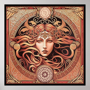 Poster Alfons Maria Mucha ~ Art Nouveau 1 300 Alfons