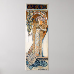 Poster Alfons Mucha Gismonda