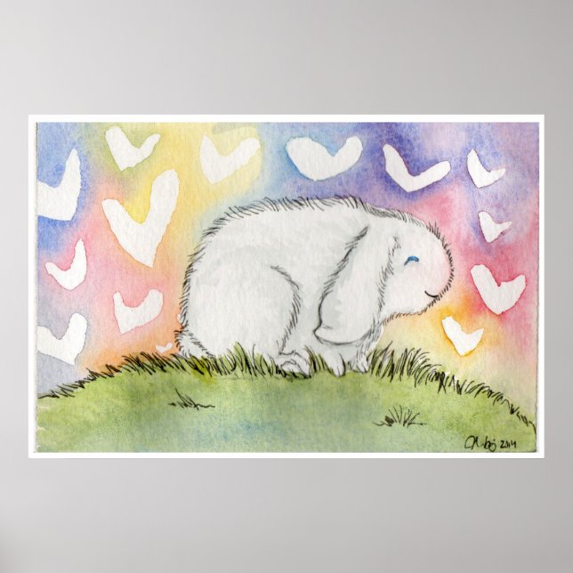 Poster Alfred Bunny Com Amor (Frente)