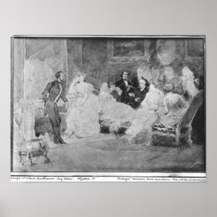 Pôster Alfred de Musset Eugene Delacroix