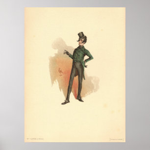 Poster Alfred Jingle, dos Papers Pickwick