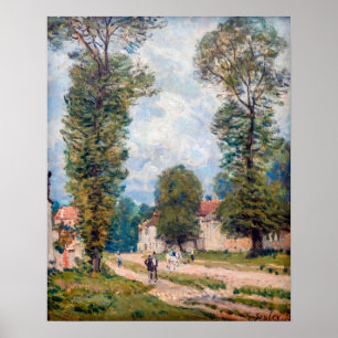 Poster Alfred Sisley - A Estrada Versalhes