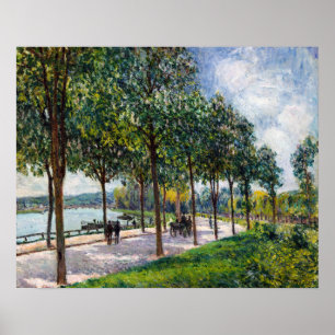 Poster Alfred Sisley - Alamedas de Castanheiras