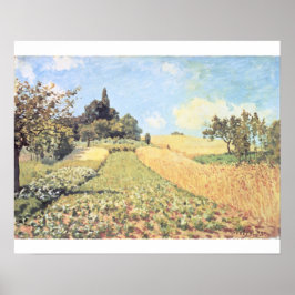 Pôster Alfred Sisley | Campo de trigo