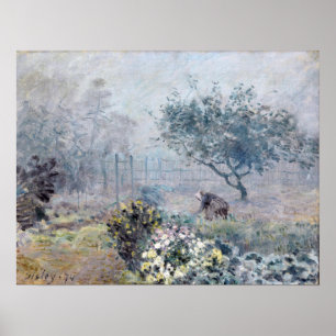 Poster Alfred Sisley Fog, Voisins