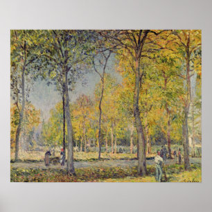 Poster Alfred Sisley o Bois de Boulogne