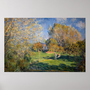 Poster Alfred Sisley - O Jardim de Hoschede, Montgeron