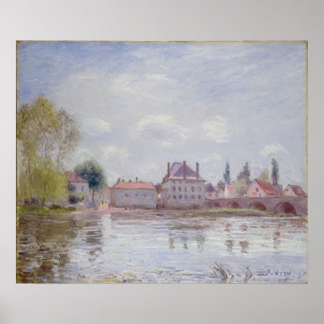 Pôster Alfred Sisley | Ponte Moret-sur-Loing (Frente)