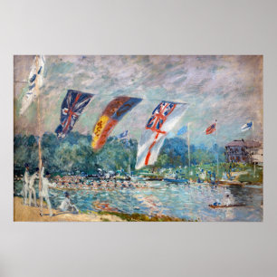 Poster Alfred Sisley - Regata em Molesey