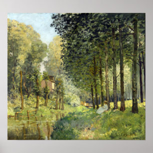 Poster Alfred Sisley Rest Ao Longo Da Corrente