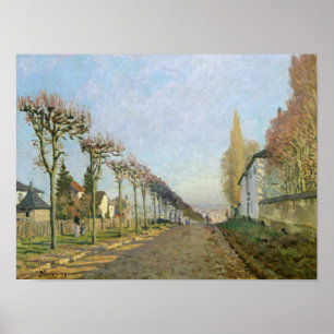 Pôster Alfred Sisley Rua de la Máquina, Louveciennes