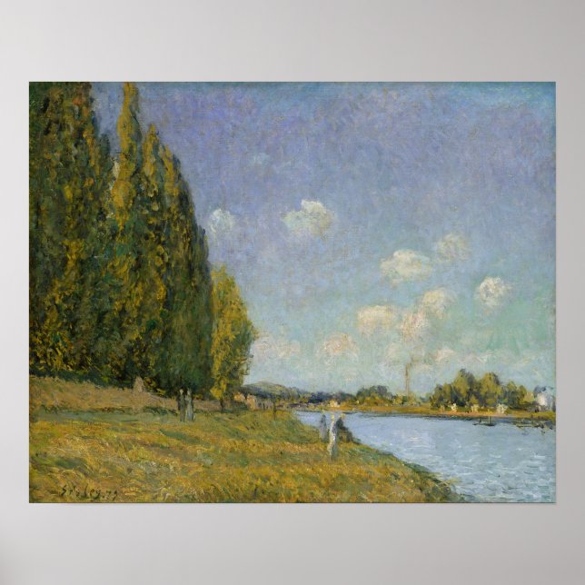 Pôster Alfred Sisley | Sena em Billancourt (Frente)